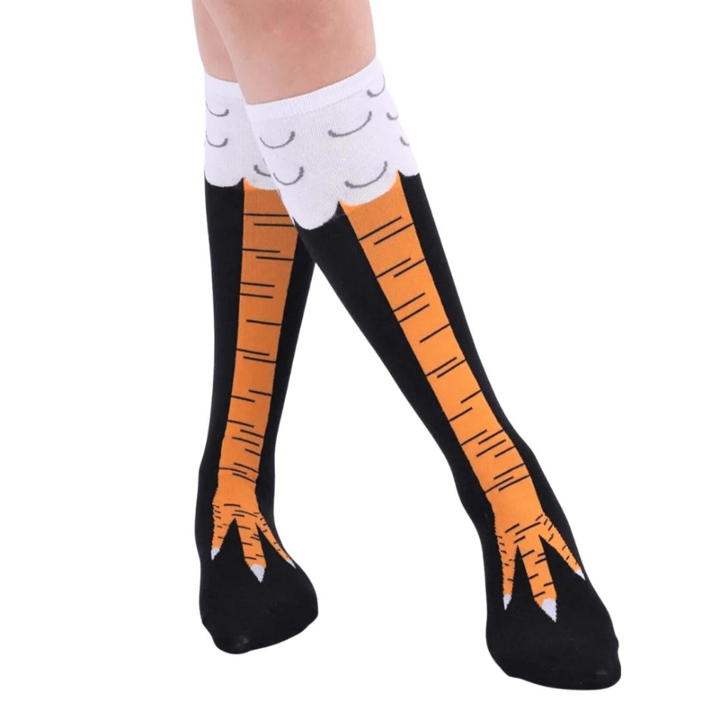 Meia-Calça Infantil ToBeInStyle Listrada - Branco/Vermelho Para Meninas 4-6 Anos
