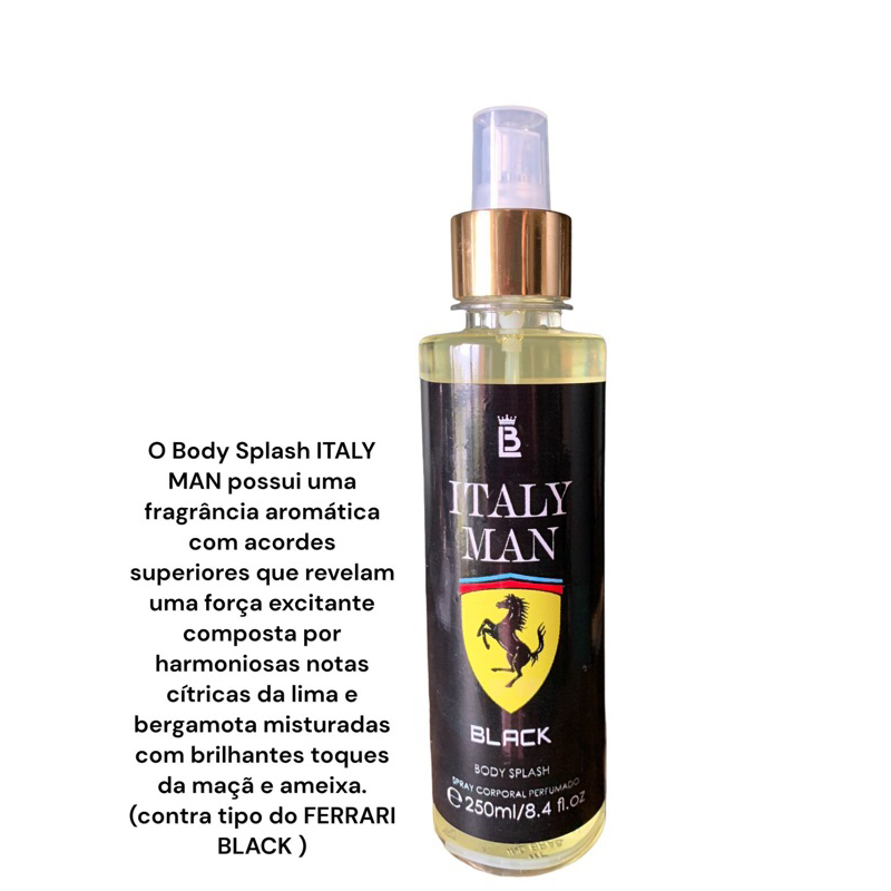 Body Splash Italy Man | Shopee Brasil