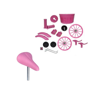 Kit Montagem Bike Aro 16 Infantil Com Par De Rodas mais Selim mirim com canote