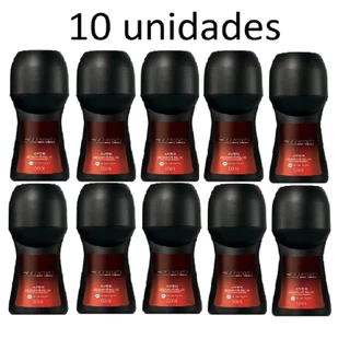 Kit 10 Unidades Desodorante Antitranspirante Roll-On Avon 300km Max Turbo - 50 ml