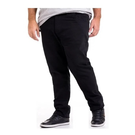 Jeans masculinos plus size 50 52 54 56 preto e escuro venda de fábrica