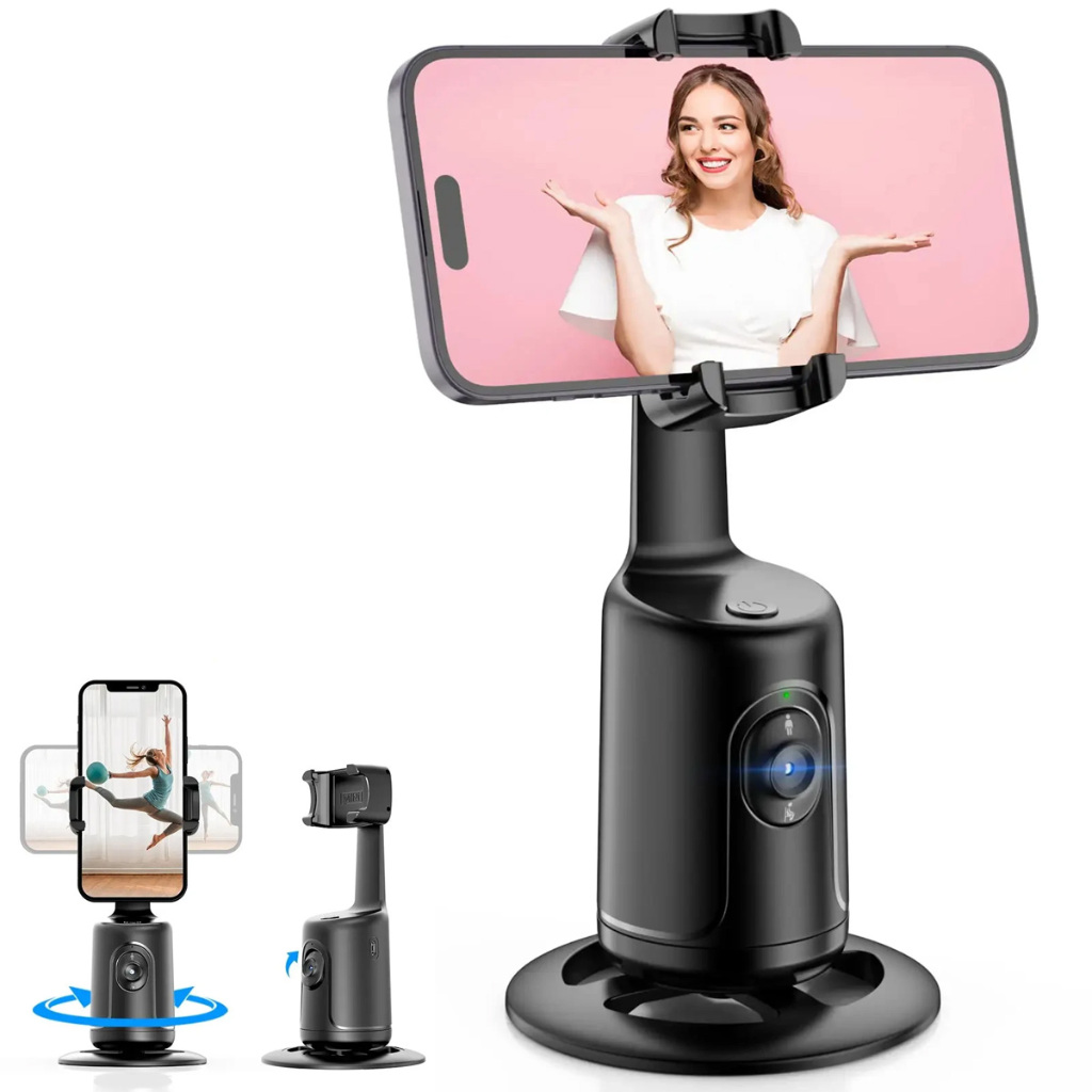 360 Rastreador Facial Automático Suporte De Celular Filmagem