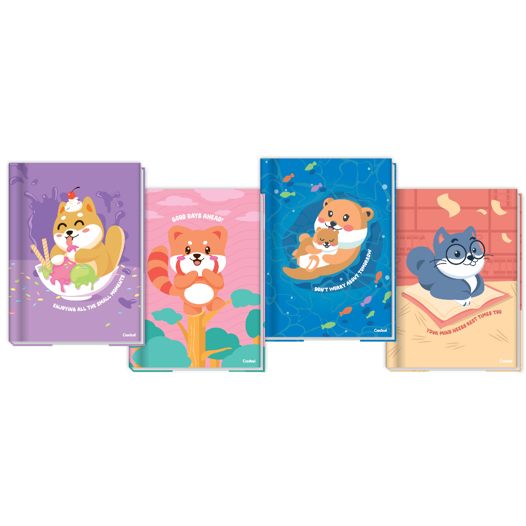 Caderno Brochura Lala Pets Capa Dura Credeal | Shopee Brasil