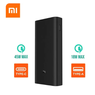 Carregador Portátil 20.000mah Xiaomi 50w Ultra Rápido Laptop Cor Preto