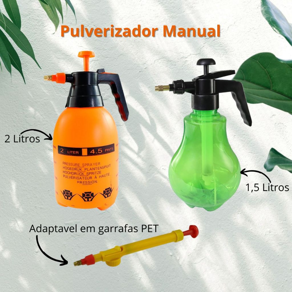 Pulverizador Borrifador Manual Plástico jardim plantas gramado carro Spray