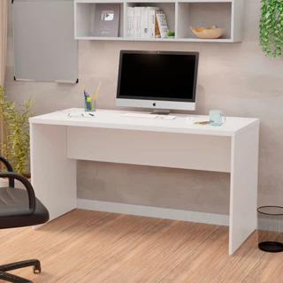 Mesa em MDF para Computador 110cm x 75cm - Prática, Resistente, Ideal para Trabalho e Estudo