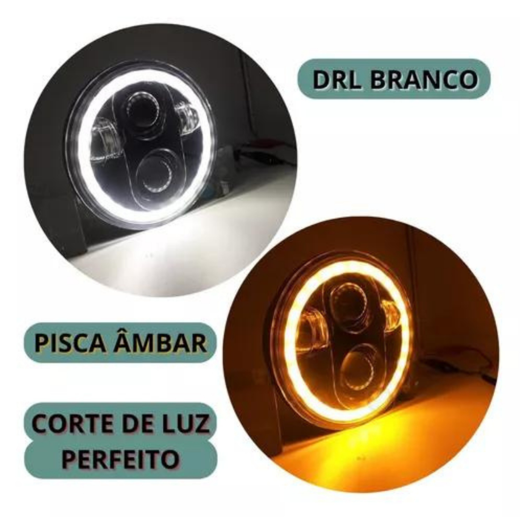 4 Farois Led Angel Eyes Atron 1620 Cargo 2428 Atego Accelo