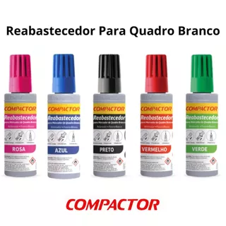 Reabastecedor Refil Para Quadro Branco Compactor 30ml - Todas as Cores