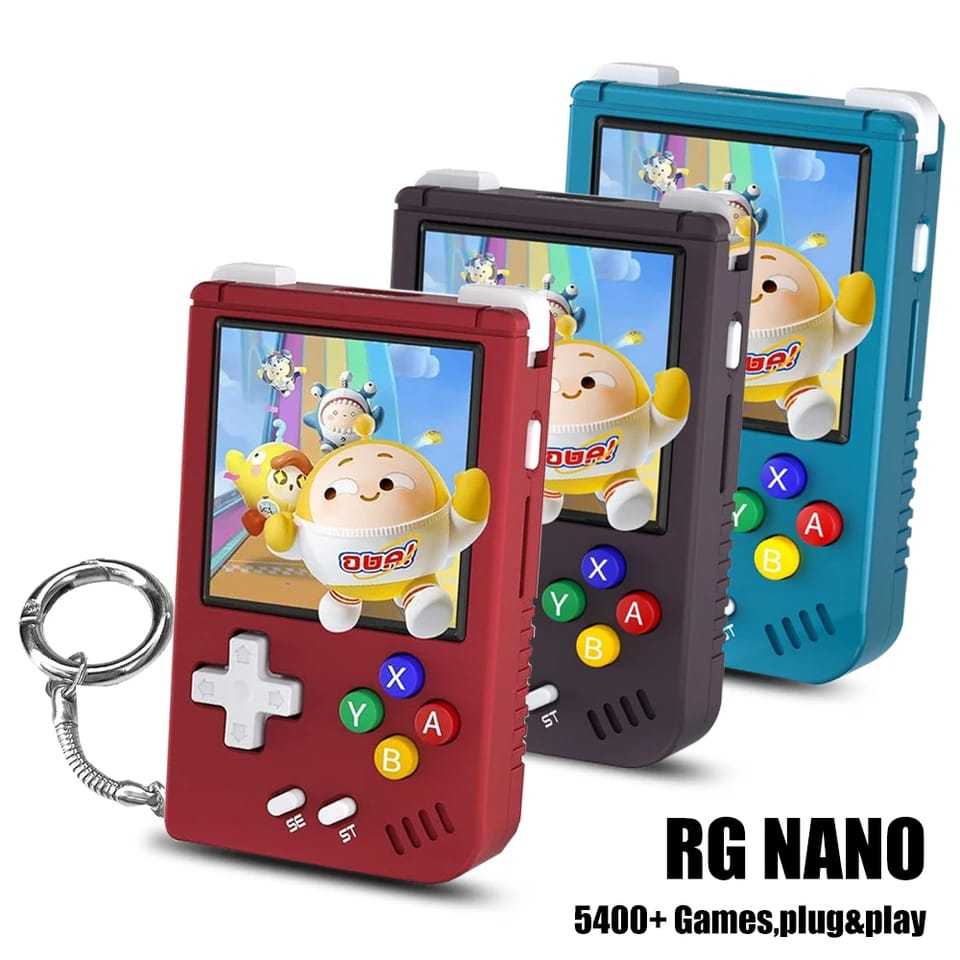 ANBERNIC RG Nano Console Portátil 5000+ Jogos 64gb Tela IPS 1,54