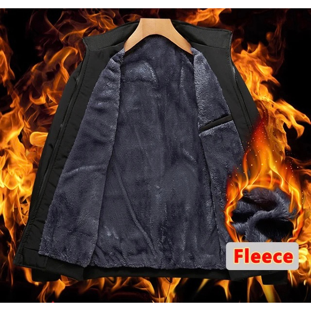 Jaqueta nylon forrada flanelada Japona Térmica Câmara Fria Resfriamento Impermeável PLUS SIZE