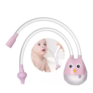 Aspirador Nasal para Bebe Infantil Sugador de Meleca e Catarro Higiene Bebê Coruja em Oferta na Shopee
