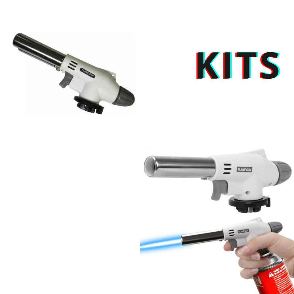 Kit Maçarico Culinário Profissional de Cozinha e Confeitaria com refil