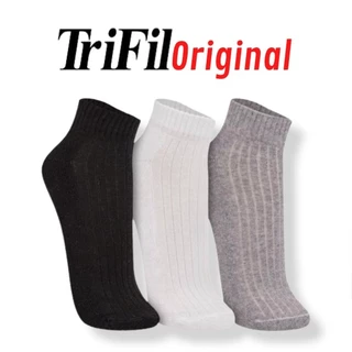 Kit Com 3 Pares De Meias Cano Curto Trifil Unissex Original Algodão