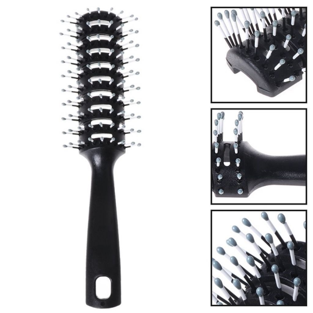 Escova De Cabelo Masculina Antiestática Para Barbeiro / Salão De Beleza ...