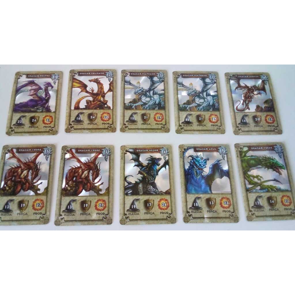 Cards Dracomania Elma Chips Dragões Prateados