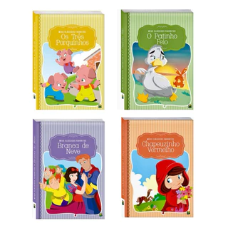 Kit 4 livros de Histórias Infantis - Meus Classicos Favorios
