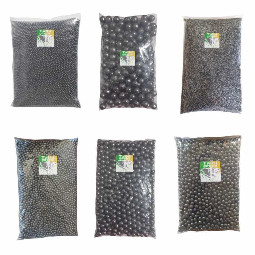 TALHI GIROTTO - 1KG (1 KG) CHUMBO ESFERICO - MEDIDAS A ESCOLHER MELHOR QUALIDADE