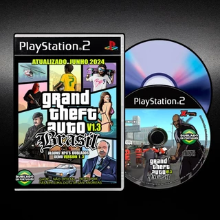 GTA Brasil 1.3 Atualizado Junho 2024 - Carros brasileiros - Game Repro Ps2 / Play 2 Copy Patch Retro