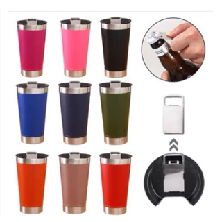Copo Térmico Abridor Tampa Gelado 473ml copos metálicos PROMOÇÃO