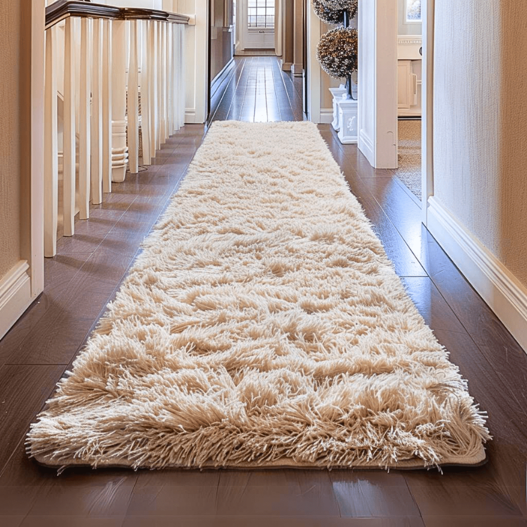 Imagem do produto Tapete Passadeira 1,00 x 0,60 Corredor Quarto Sala Beira de Cama Felpudo Peludo na loja Shopee