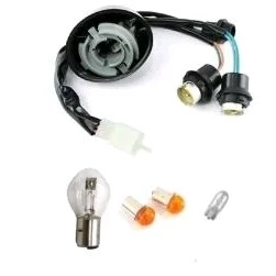 soquete farol Shineray Phoenix 50 Gold lâmpada biodo pingo pisca