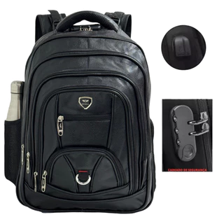Mochila Masculina Reforçada Notebook Impermeável Grande 50 L