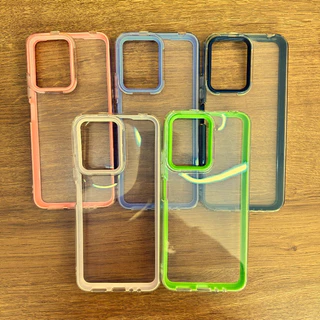 Capa Case Transparente 3 em 1 Xiaomi redmi Note 13 4G/Note 13 5G/Note 13 Pro 4G/Note 13 Pro 5G/ Note 13 Pro Plus Capinha Protetora Silicone Aveludada anti-impacto