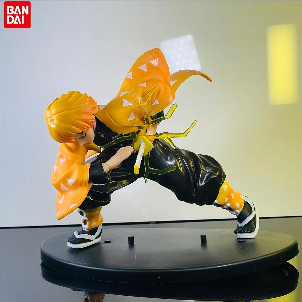 Boneco Zenitsu Agatsuma Action Figure Demon Slayer Kimetsu No Yaiba ...
