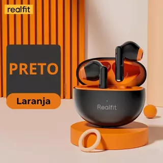 Fone De Ouvido Sem Fio Realfit F2 Tws/Bluetooth 5.3