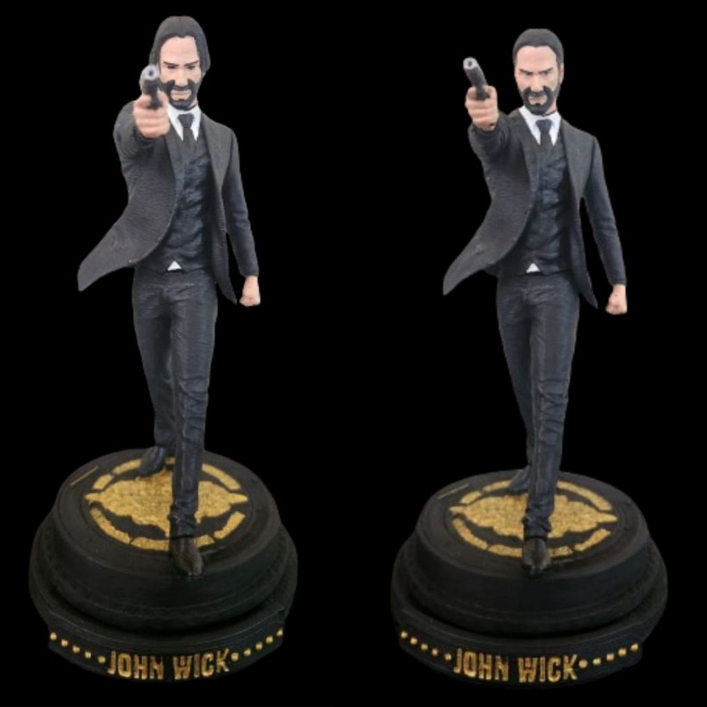 Boneco John Wick - Keanu Reeves Action Figure 3D 25 cm | Shopee Brasil