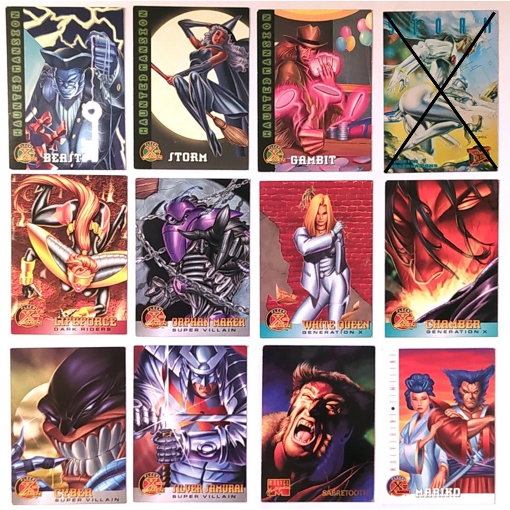 Cards Fleer X-Men - Importados - Vários