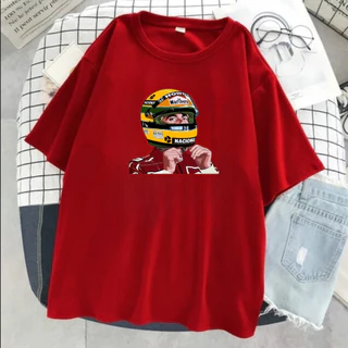 Camiseta Senna Automobilismo Unissex 100% Algodão
