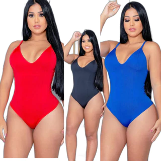 Body Feminino Body de Alcinha Bodi regata alcinha feminina liso top Moda Suplex