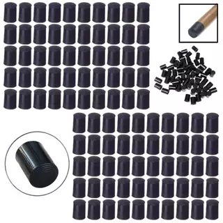 Ponteiras Virola Rista Plástica para Taco de Sinuca Bilhar Snooker Kits com 100 50 20 10 Unidades