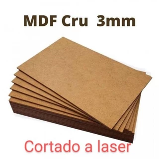 kit com 10 placas de MDF cru 28x20cm cortado a laser