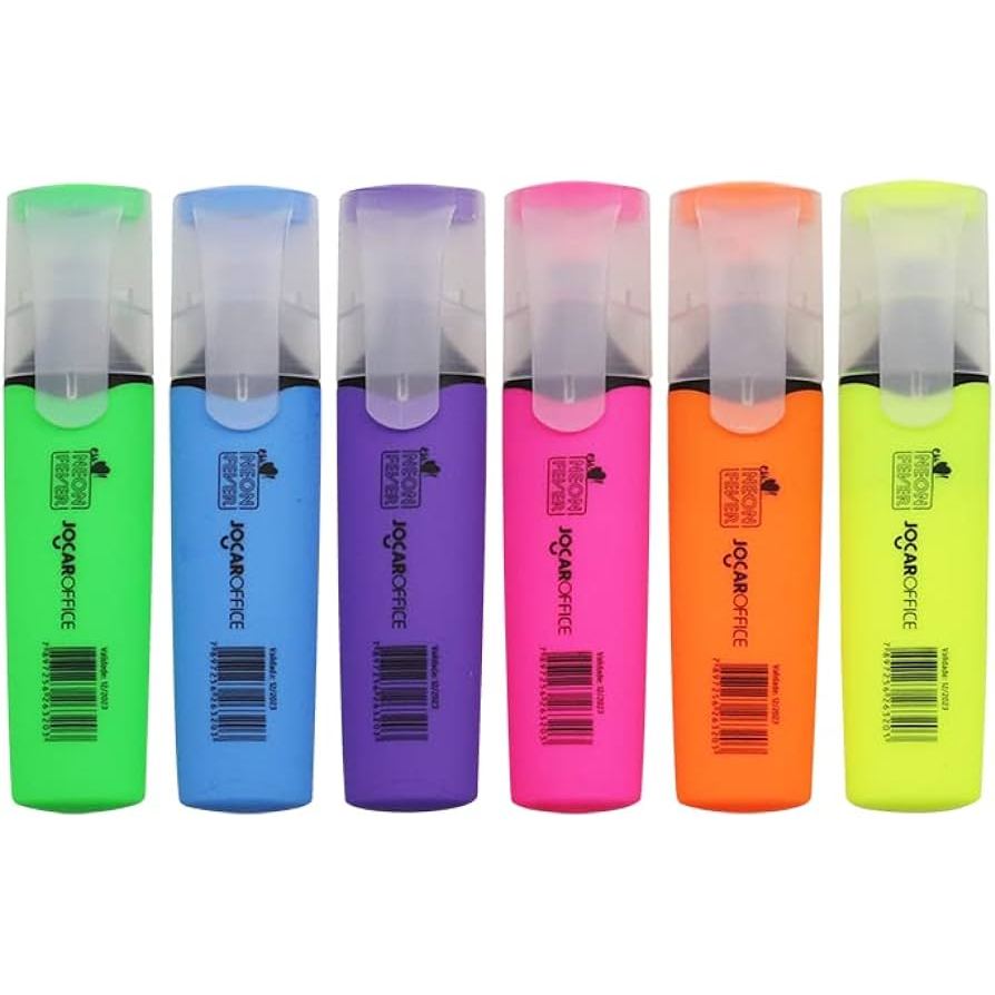 Marca Texto Jocar Office Neon Fever 6mm | Shopee Brasil