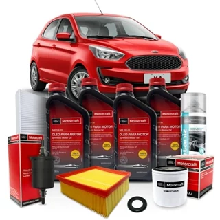 Kit Revisão Troca de Óleo Motorcraft 5w20 Ford Ka 1.0 1.5 2018 2019 2020 2021