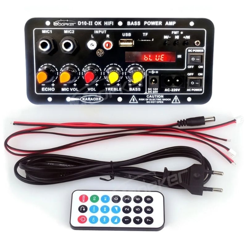 Suporte Placa Amplificador De Áudio 30-120w Bluetooth Karaoke