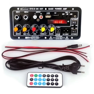 Suporte Placa Amplificador De Áudio 30-120w Bluetooth Karaoke