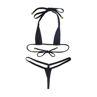 Mini micro biquíni string ousado fio dental Tina Kari