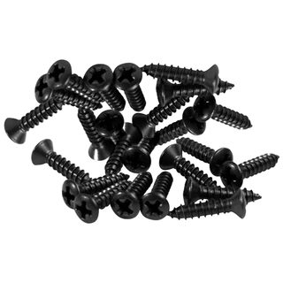 Kit 24 Parafusos Preto Para Escudo De Instrumentos Thida