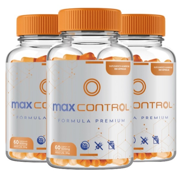 Max Control - 2 Frascos +1 Grátis - 180 Cápsulas | Shopee Brasil