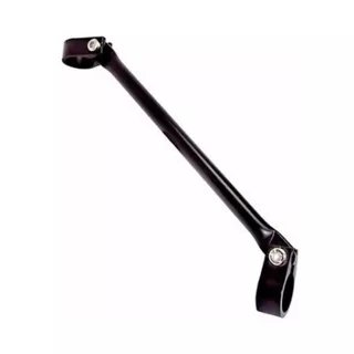 Barra Travessa Barrinha De Guidão Moto Bike Preto 190mm