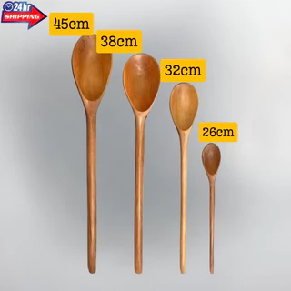 Colher De Pau Madeira 60cm 46cm 38cm 32cm 26cm Colheres Cozinha Bolos Doces Para Panela antiaderente