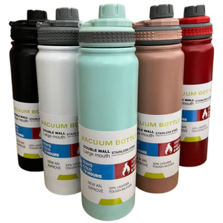 Garrafa Squeeze Térmica Academia Inox Água 800 Ml Sports