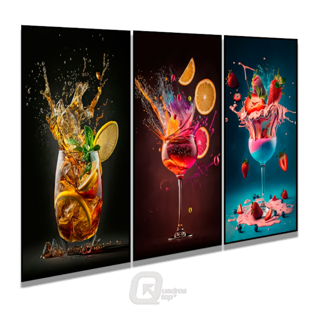 Quadro Decorativo Moderno Para Bares Restaurante Sala Quarto Bebidas ...
