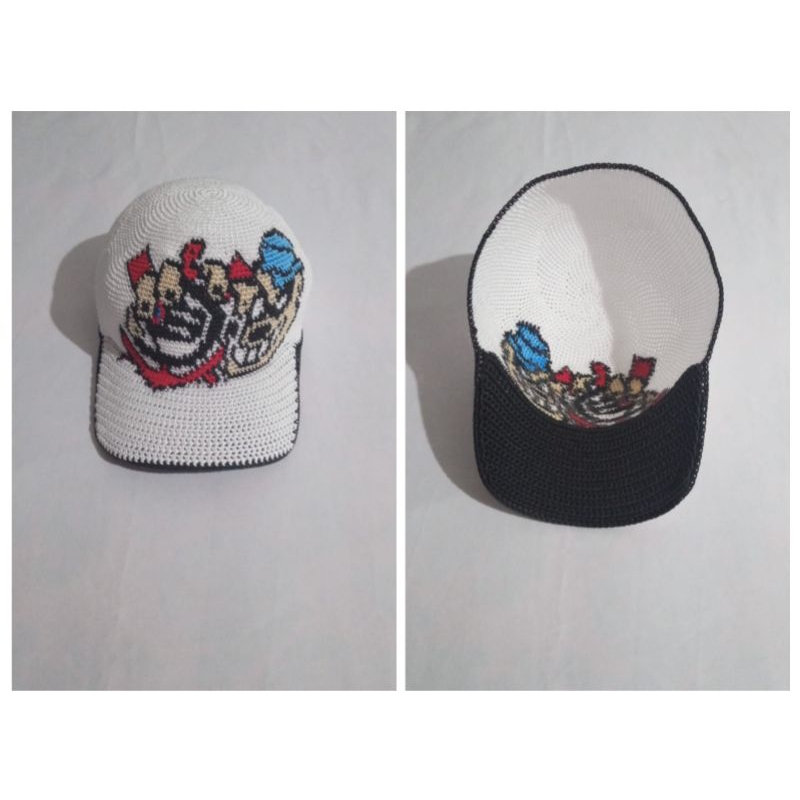 Boné de crochê do Corinthians/irmão metralha