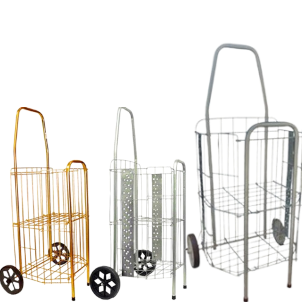 Carrinho de feira dobravel resistente 50kg