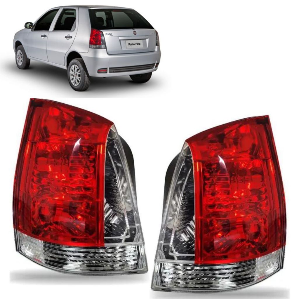 PAR LANTERNA TRASEIRA PALIO 2007 2008 2009 A 2014 FIRE ECONOMY
