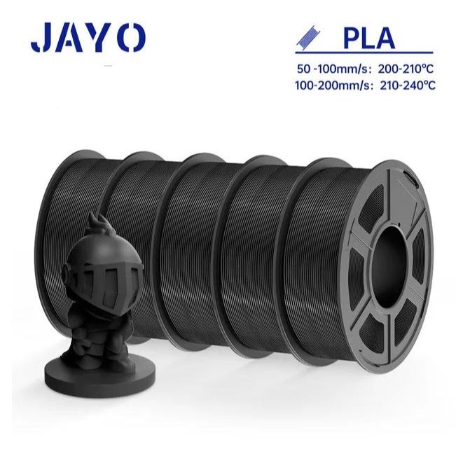 Filamento Preto PLA JAYO 1.75mm 1kg